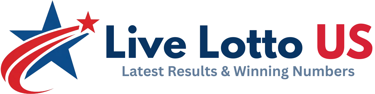 Live Lotto US official logo - Blue star icon with tagline Latest Results & Winning Numbers